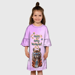 Детское платье 3D Енот - фото 2