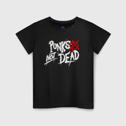 Детская футболка хлопок Punks not dead