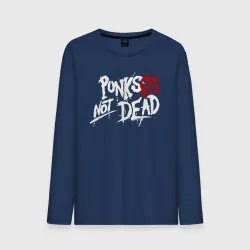 Мужской лонгслив хлопок Punks not dead