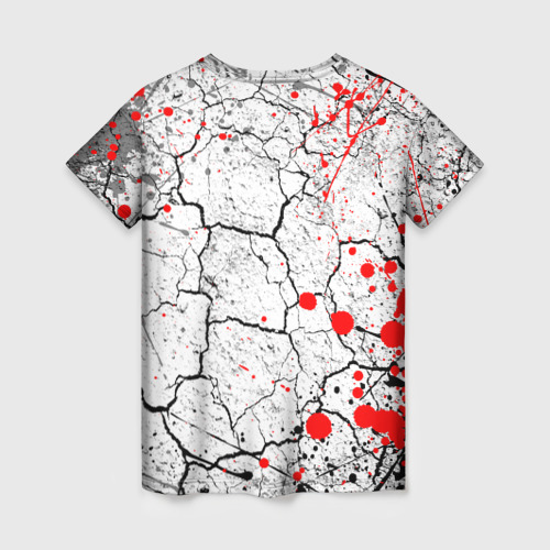 Женская футболка 3D с принтом DEAD BY DAYLIGHT, вид сзади #1