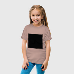 Детская футболка хлопок Черный квадрат - фото 2