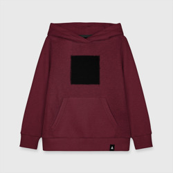 Детская толстовка хлопок Черный квадрат