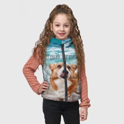 Детский жилет утепленный 3D Отдыхай, как корги! - фото 2