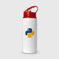 Бутылка для воды с трубочкой Python