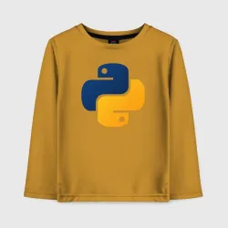 Детский лонгслив хлопок Python