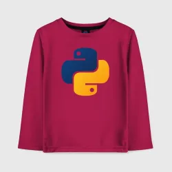 Детский лонгслив хлопок Python