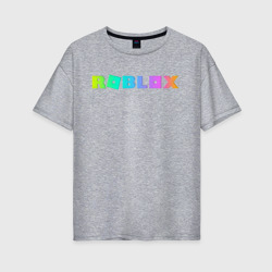 Женская футболка хлопок Oversize Roblox