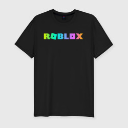 Мужская футболка хлопок Slim Roblox