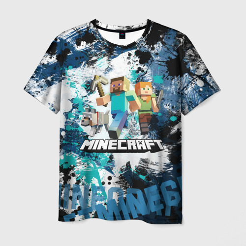 Мужская футболка 3D Minecraft Майнкрафт, цвет 3D печать