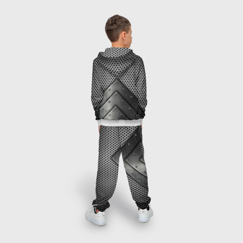 Детский костюм 3D Броня металлическая, цвет белый - фото 4