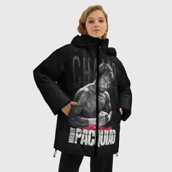 Женская зимняя куртка Oversize Manny Pacquiao - фото 2
