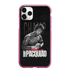 Чехол для iPhone 11 Pro Max матовый Manny Pacquiao