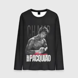 Мужской лонгслив 3D Manny Pacquiao