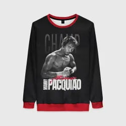 Женский свитшот 3D Manny Pacquiao