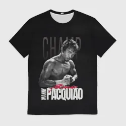 Мужская футболка 3D Manny Pacquiao