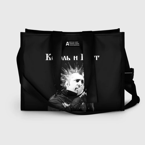 Сумка-шоппер 3D Король и Шут + Анархия спина