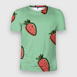 Мужская футболка 3D Slim Морковный дождь