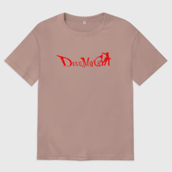 Женская футболка хлопок Oversize Devil May Cry DMC