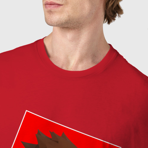 Мужская футболка хлопок Roblox designer, цвет красный - фото 6
