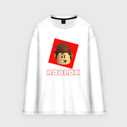 Женский лонгслив oversize хлопок Roblox designer