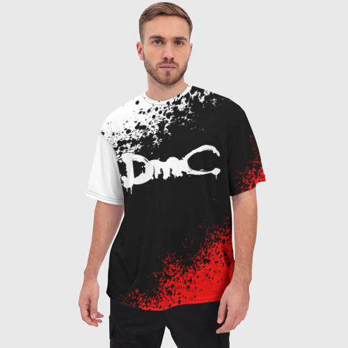 Мужская футболка oversize 3D Devil May Cry DMC, цвет 3D печать - фото 3