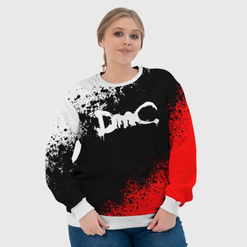 Женский свитшот 3D Devil May Cry DMC, цвет 3D печать - фото 6