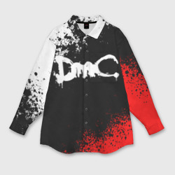 Женская рубашка oversize 3D Devil May Cry DMC
