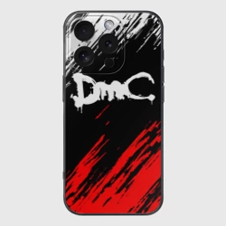 Чехол для iPhone 16 Pro силиконовый с защитой камеры Devil May Cry DMC