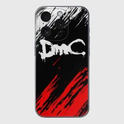 Чехол для iPhone 15 Pro Max силиконовый с защитой камеры Devil May Cry DMC