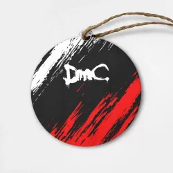 Деревянная игрушка круг Devil May Cry DMC