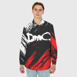 Мужская рубашка oversize 3D Devil May Cry DMC - фото 2