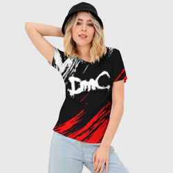 Женская футболка 3D Slim Devil May Cry DMC - фото 2