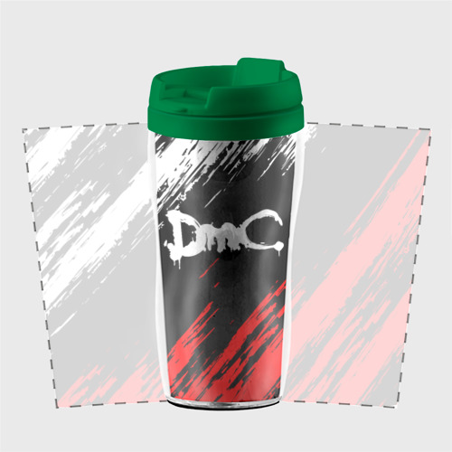 Термокружка-непроливайка Devil May Cry DMC, цвет зеленый - фото 2