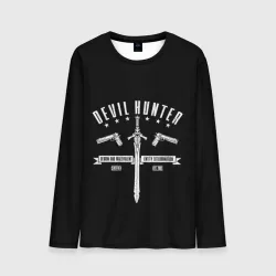Мужской лонгслив 3D DMC - охотник на демонов