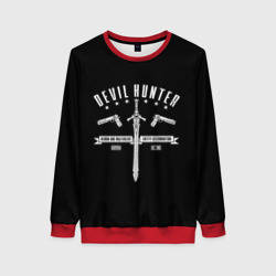 Женский свитшот 3D DMC - охотник на демонов