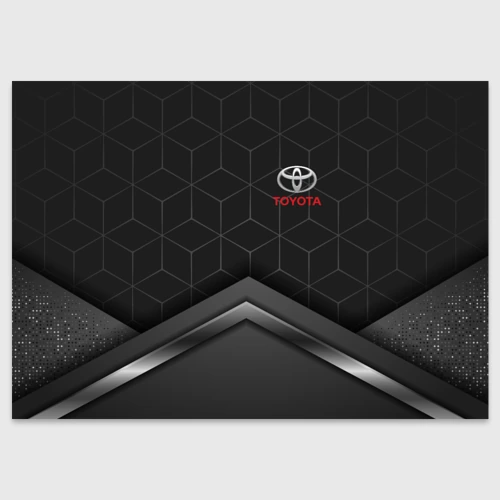 Поздравительная открытка Toyota Тоёта