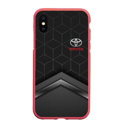 Чехол для iPhone XS Max матовый Toyota Тоёта