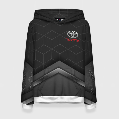 Женская толстовка 3D Toyota Тоёта, цвет 3D печать