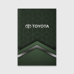 Обложка для паспорта матовая кожа Toyota Тоёта
