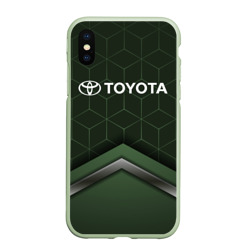 Чехол для iPhone XS Max матовый Toyota Тоёта