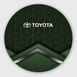 Круглый коврик для мышки Toyota Тоёта