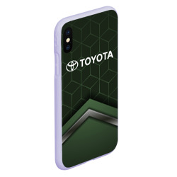 Чехол для iPhone XS Max матовый Toyota Тоёта - фото 2