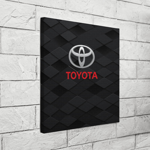 Холст квадратный Toyota Тоёта, цвет 3D печать - фото 3