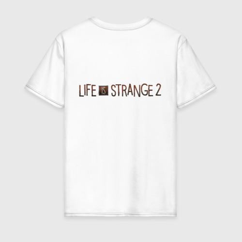 Мужская футболка хлопок Life is Strange 2, цвет белый - фото 2