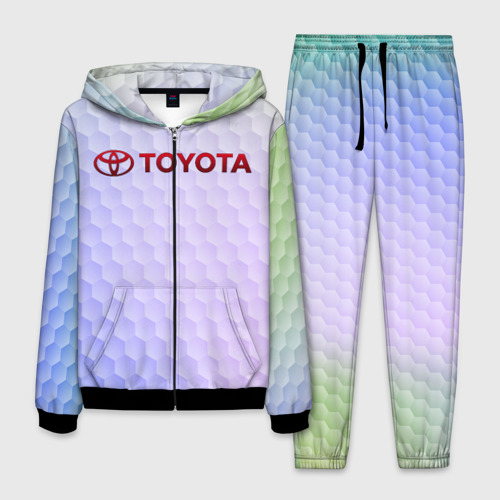 Мужской костюм 3D Toyota Тоета, цвет черный