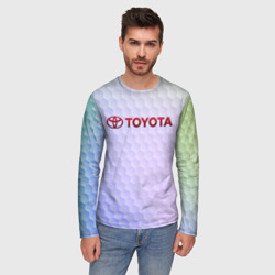 Мужской лонгслив 3D Toyota Тоета - фото 2