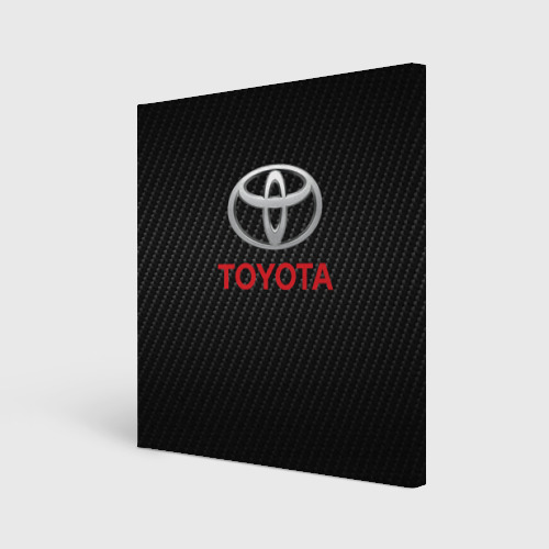 Холст квадратный Toyota Тоёта, цвет 3D печать