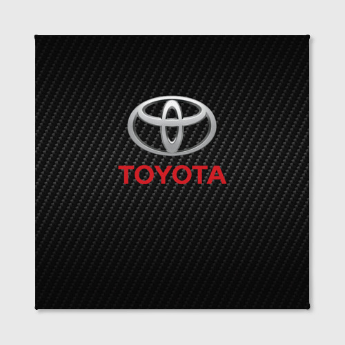 Холст квадратный Toyota Тоёта, цвет 3D печать - фото 2