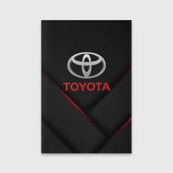 Обложка для паспорта матовая кожа Toyota Тоёта