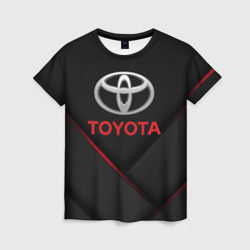 Женская футболка 3D Toyota Тоёта